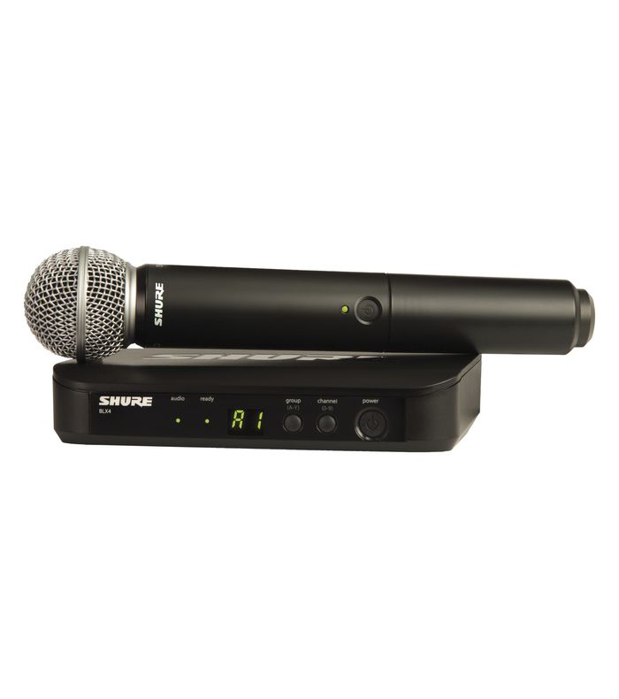 Bộ Thu Và Phát Kèm Micro Không Dây Cầm Tay Shure BLX24A/SM58