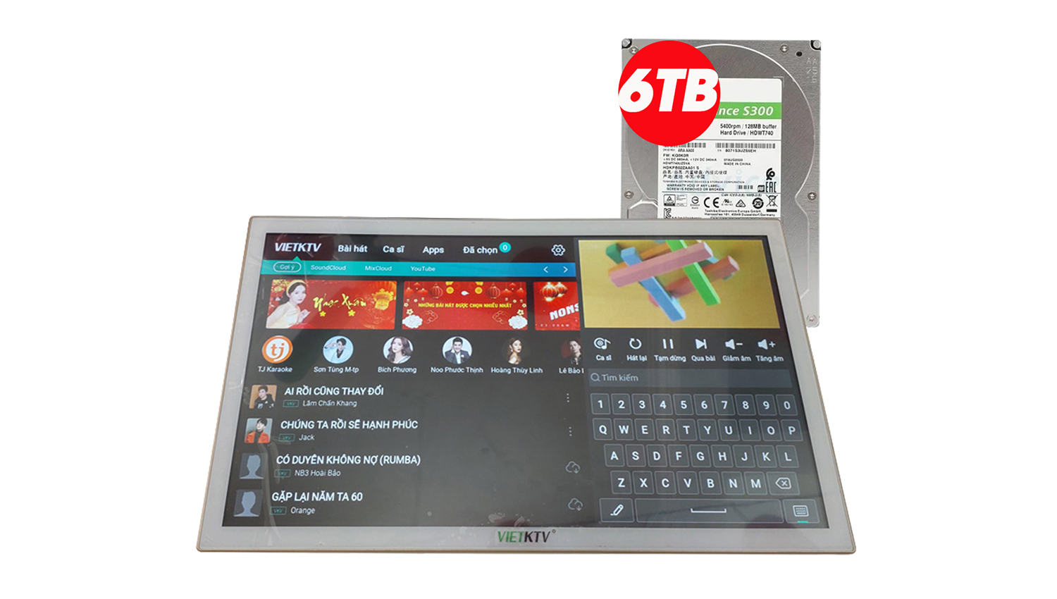 Đầu Liền Màn VietKTV AIO20 6TB (New 2024)