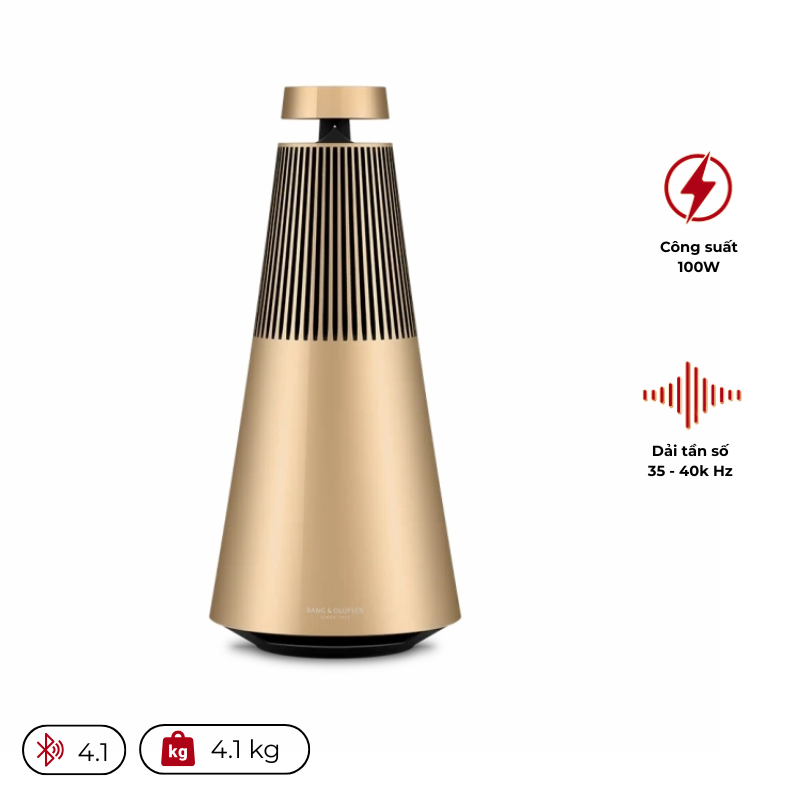 Loa B&O BeoSound 2 (102W, 360 độ, Bluetooth, Aux, Kết nối đa phòng, Điều khiển giọng nói)