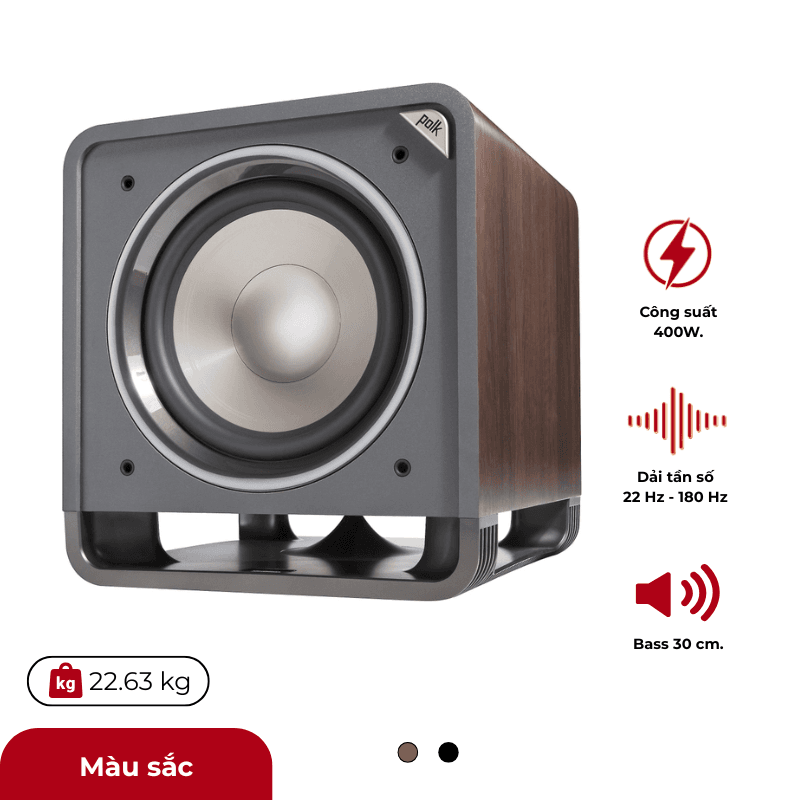 Loa Sub Polk Audio HTS12 (Sub điện bass 30cm)