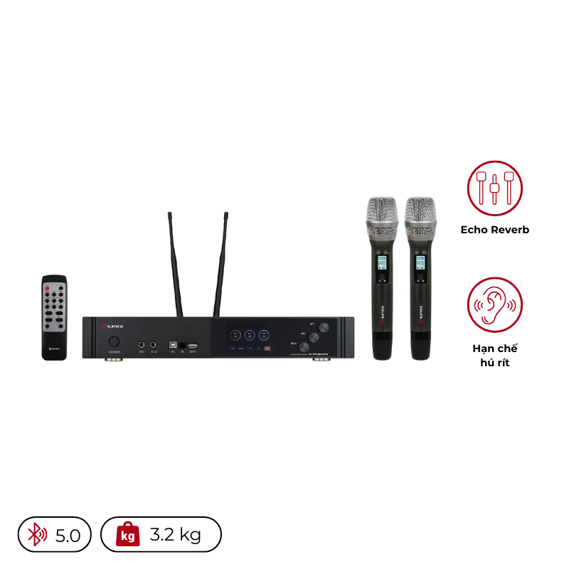Vang Số Sumico SU-910 Tích Hợp DAC và Micro Không Dây