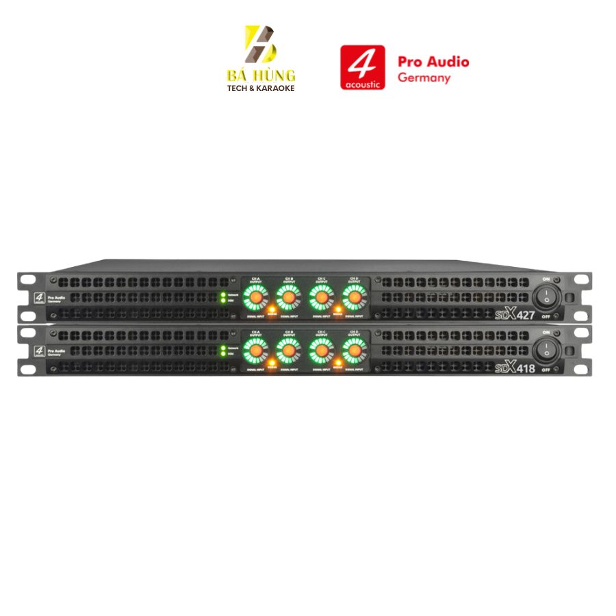 Power 4 kênh DSP 4Acoustic SDX418