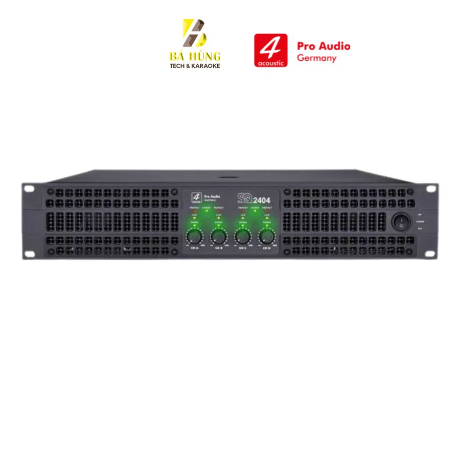 Cục đẩy 4 kênh 4Acoustic SQ2404